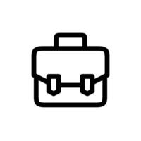 Briefcase Icon Line Style Finance Simple Design Perfect Illustrations. vector