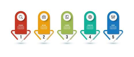 Infographic for business design. vector