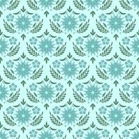 Modern smooth geometric abstract flowers of chrysanthemums in the folk Scandinavian style. Minimalistic ornament Pastel Blue background vector