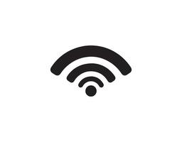 wifi icon design symbol of wireless internet connection and signal symbol vector