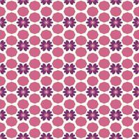 abstract seamless pattern geometric polygon shape and flower with winter color vector