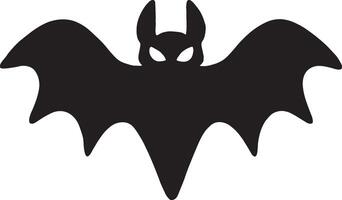Bat silhouette illustration isolated on a white background vector