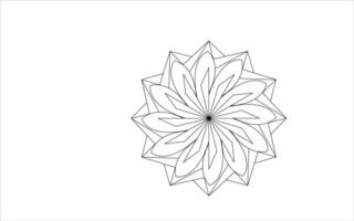 Simple Mandala Design vector
