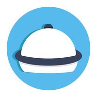 Trendy design icon of cloche vector