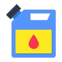 Modern design icon of diesel can vector