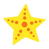 Modern design icon of starfish vector