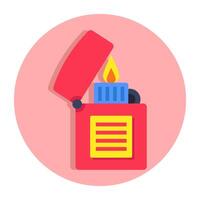 Trendy design icon of lighter vector