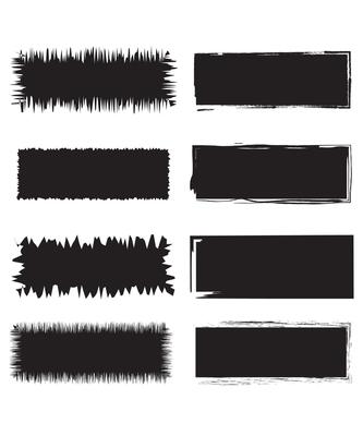 Brush black labels