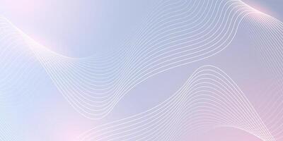 Abstract background with wavy lines vector