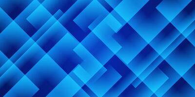 Modern abstract background in blue color. Blue gradient square geometric shapes. Futuristic technology concept. illustration vector