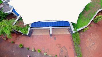 Aerial View of Modern Canopy Structure video