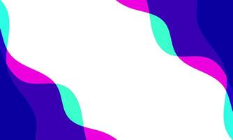 colorful wave pattern banner design with copy space area vector
