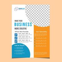 Flyer Design For Business vector