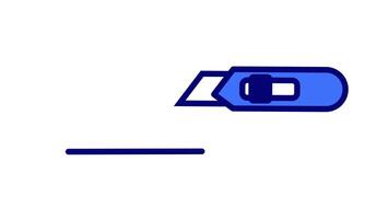 A simple yet effective design of a utility cutter, ideal for cutting through various materials video