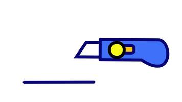 modern and sleek design of a paper cutter with sharp precision, perfect for creative projects and crafting video