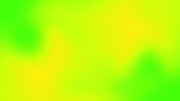 A green and yellow blurred background with a white object video