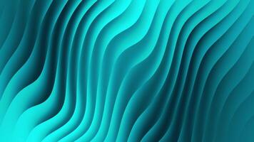 Abstract Teal Waves Background video