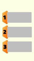 three square intro title box chart,powerpoint presentation template.vertical mode. video