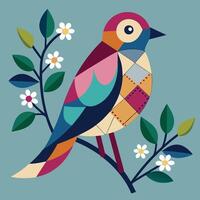digital illustration of a bird that appear vector