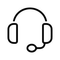 Headset isolated on background vector