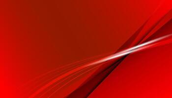 Abstract Red Background with Flowing Lines vector