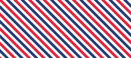 Barber shop pattern background. Red and blue diagonal lines vector