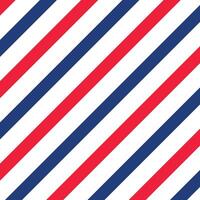 a red, white and blue striped background. Barber shop pattern background vector