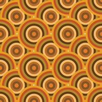 Multicolored circles form a seamless pattern vector
