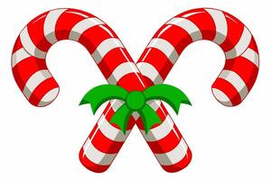 Sweet Christmas Candy Graphics for Holiday Design Projects Ideal for Greeting Cards, Logos, Illustrations, Gift Tags, and Unique Seasonal Branding to Add a Touch of Festive Delight vector