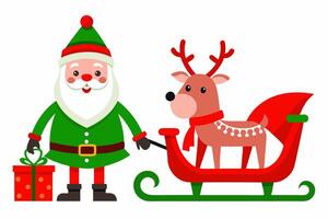 Jolly Santa Claus Graphics for Holiday Design Projects Ideal for Logos, Illustrations, Gift Tags, and Unique Seasonal Branding to Add a Touch of Festive Cheer to Your Creative Work vector