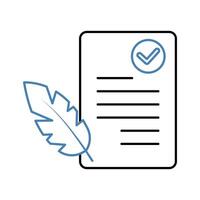 briefing concept line icon. Simple element illustration. briefing concept outline symbol design. vector