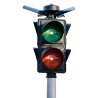 Traffic Light Illustration on Transparent Background for Design and Creative Projects png