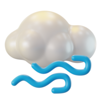 foggy weather 3d illustration png