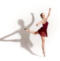 Modern style ballet dancer photo