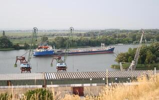 a large ship in the water photo