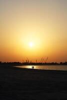 Sunset for two photo