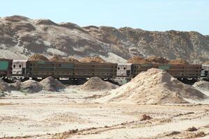Mining operation. Sand photo