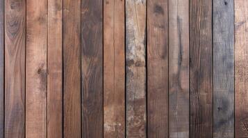 Old wooden boards arrangement banner background copy space. Vertical planks pattern image backdrop empty. Timber construction materials concept composition top view, copyspace photo