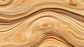 Natural pattern of wooden material banner background copy space. Curved lines on timber board image backdrop empty. Craft hobby supplies concept composition top view, copyspace photo