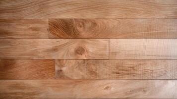 Classic wooden parquet surface banner background copy space. Plain timber boards pattern image backdrop empty. Carpentry manufacturing concept composition top view, copyspace photo