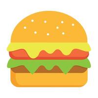 Classic Cheeseburger icon design vector