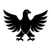Eagle head icon design with a white background vector