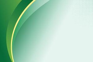 Green background design with shape vector