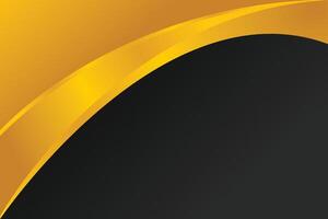 Black and golden background template vector