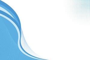 Blue background shape with white space vector