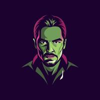 Flat style icon of an professional man vector