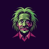 Scientist icon in flat style vector