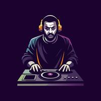 Flat icon of a music mixer vector