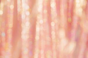 Defocus light on a peach background. Defocus, bokeh orange background. photo