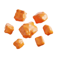 3D Asteroid Rock Debris Simulation For Space png